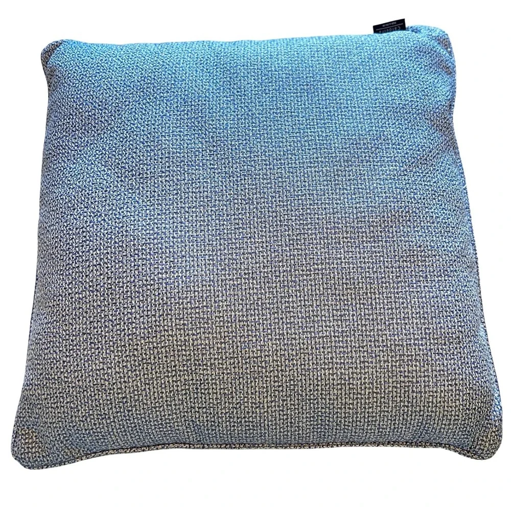 Caldeira Textured Weave Throw Pillow 19 Inch Square Accent Cushion Made in UK